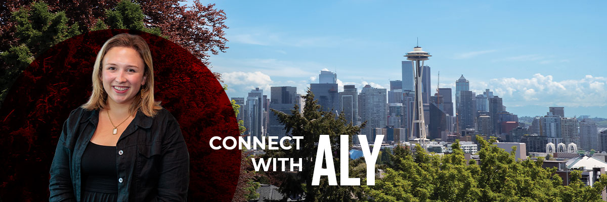 "Connect with Aly"