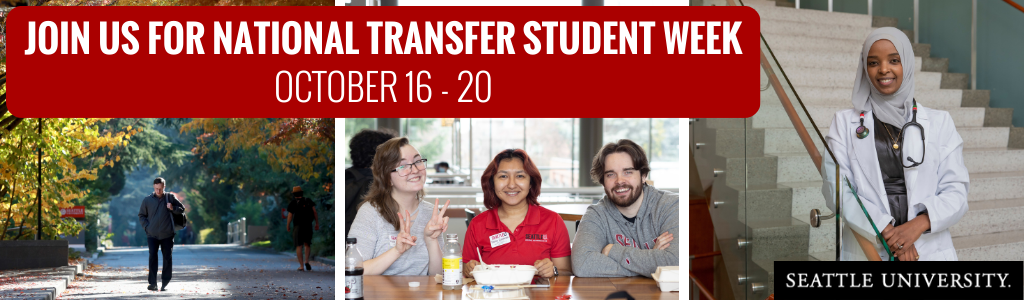 Join us for National Transfer Student Week: October 16 - 20